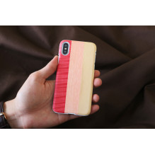 MAN&WOOD SmartPhone case iPhone X / XS pink pie white MAN&WOOD SmartPhone case iPhone X / XS pink pie white