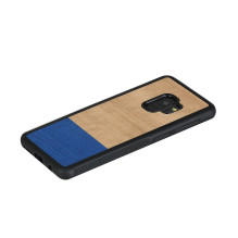 MAN&amp;WOOD išmaniojo telefono dėklas Galaxy S9 dove juodas