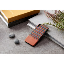 MAN&amp;WOOD SmartPhone case iPhone X / XS browny check black