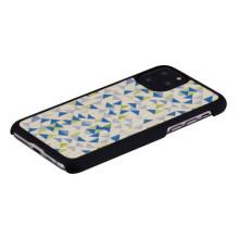 MAN&amp;WOOD SmartPhone dėklas iPhone 11 Pro mėlynas trikampis juodas