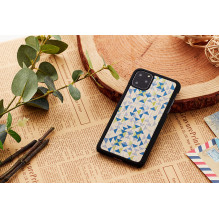 MAN&amp;WOOD SmartPhone case iPhone 11 Pro blue triangle black