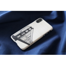MAN&amp;WOOD SmartPhone case iPhone X / XS hand bridge black