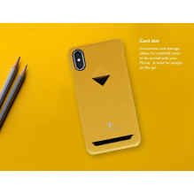 VixFox Card Slot Back Shell for Iphone 7 / 8 plus mustard yellow VixFox Card Slot Back Shell for Iphone 7 / 8 plus mustard yellow