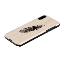 MAN&amp;WOOD išmaniojo telefono dėklas iPhone X / XS indian black
