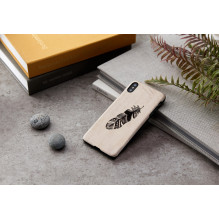 MAN&amp;WOOD išmaniojo telefono dėklas iPhone X / XS indian black