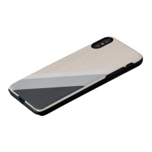 MAN&amp;WOOD SmartPhone case iPhone X / XS gray suit black
