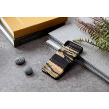 MAN&amp;WOOD SmartPhone case iPhone XS Max white ebony black