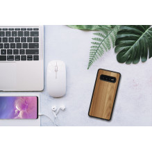 MAN&WOOD SmartPhone case Galaxy S10 cappuccino black MAN&WOOD SmartPhone case Galaxy S10 cappuccino black