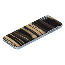 MAN&amp;WOOD išmaniojo telefono dėklas iPhone XS Max baltas juodmedžio baltas