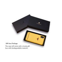VixFox Card Slot Back Shell for Iphone X / XS mustard yellow