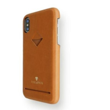 VixFox kortelės lizdo nugarėlė, skirta Iphone XSMAX karamelės rudos spalvos VixFox kortelės lizdo nugarėlė, skirta Iphone XSMAX karamelės rudos spalvos