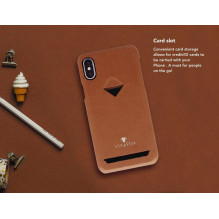 VixFox Card Slot Back Shell for Iphone XSMAX caramel brown VixFox Card Slot Back Shell for Iphone XSMAX caramel brown