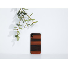 MAN&WOOD išmaniojo telefono dėklas iPhone XS Max juodmedžio juodas MAN&WOOD išmaniojo telefono dėklas iPhone XS Max juodmedžio juodas