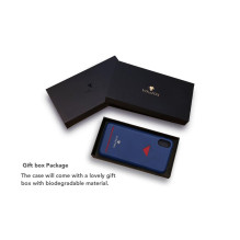 VixFox Card Slot Back Shell for Iphone XSMAX navy blue