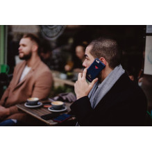 VixFox Card Slot Back Shell for Iphone XSMAX navy blue