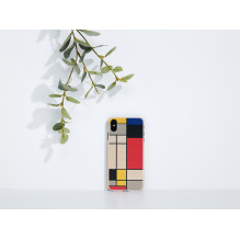 MAN&WOOD SmartPhone case iPhone XS Max modrian wood white MAN&WOOD SmartPhone case iPhone XS Max modrian wood white