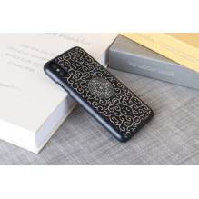 iKins SmartPhone case iPhone XS / S liana black iKins SmartPhone case iPhone XS / S liana black