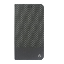 Tellur Book Case Carbon, skirtas iPhone XS MAX juodas