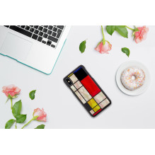 iKins SmartPhone case iPhone XS Max mondrian black iKins SmartPhone case iPhone XS Max mondrian black