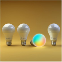 Tellur WiFi Smart Bulb E27 white / warm / RGB, dimmer