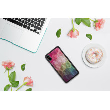 „iKins“ išmaniojo telefono dėklas „iPhone XS Max“, juodos spalvos, vandens gėlė