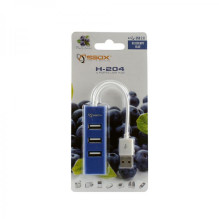 Sbox H-204 USB 4 Ports USB HUB blueberry blue Sbox H-204 USB 4 Ports USB HUB blueberry blue