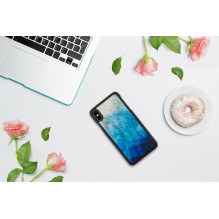 „iKins“ išmaniojo telefono dėklas „iPhone XS Max“, ežero mėlynas, juodas