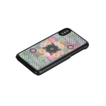 iKins SmartPhone case iPhone XS / S flower garden black iKins SmartPhone case iPhone XS / S flower garden black