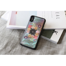 iKins SmartPhone case iPhone XS / S flower garden black iKins SmartPhone case iPhone XS / S flower garden black