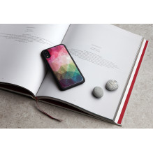 iKins SmartPhone case iPhone XR water flower black iKins SmartPhone case iPhone XR water flower black