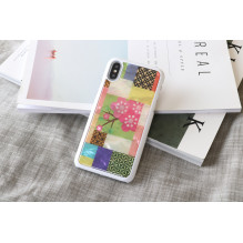 iKins SmartPhone case iPhone XS / S cherry blossom white iKins SmartPhone case iPhone XS / S cherry blossom white