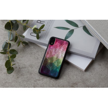 iKins SmartPhone case iPhone XR water flower black iKins SmartPhone case iPhone XR water flower black