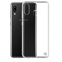 Tellur dėklas Basic silikoninis, skirtas Samsung Galaxy A20, skaidrus