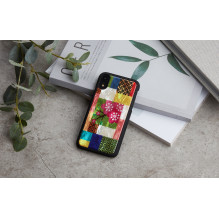 iKins SmartPhone case iPhone XR cherry blossom black iKins SmartPhone case iPhone XR cherry blossom black