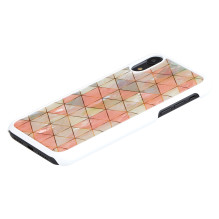 iKins SmartPhone dėklas iPhone XR deimantinis baltas