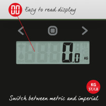 Salter 9128 BK3R elektroninės kūno analizatoriaus svarstyklės – juodos