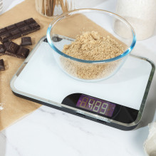 Salter 1064 WFEU12 Mini-Max skaitmeninės virtuvės svarstyklės, 5 kg, baltos