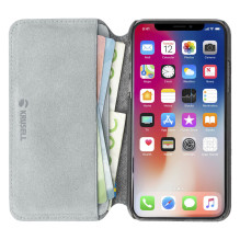 Krusell Broby 4 Card SlimWallet Apple iPhone XS Max light grey Krusell Broby 4 Card SlimWallet Apple iPhone XS Max light grey