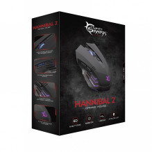 White Shark GM-5006B žaidimų pelė Hannibal-2 juoda