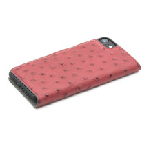 Tellur Book case Ostrich Genuine Leather for iPhone 7 red Tellur Book case Ostrich Genuine Leather for iPhone 7 red