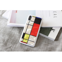iKins SmartPhone dėklas iPhone XS / S mondrian baltas