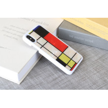 iKins SmartPhone case iPhone XS / S mondrian white iKins SmartPhone case iPhone XS / S mondrian white