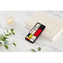 iKins case for Samsung Galaxy S20 mondrian black iKins case for Samsung Galaxy S20 mondrian black
