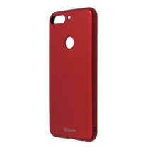 „Tellur“ blizgus dėklas Huawei Y7 Prime 2018, raudonas „Tellur“ blizgus dėklas Huawei Y7 Prime 2018, raudonas