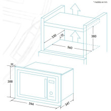 Edesa EMW-2010-IG XWH