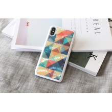 iKins SmartPhone case iPhone XS / S mosaic white iKins SmartPhone case iPhone XS / S mosaic white