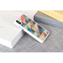 iKins SmartPhone case iPhone XS / S mosaic white iKins SmartPhone case iPhone XS / S mosaic white