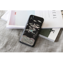 iKins SmartPhone case iPhone XS / S crane black