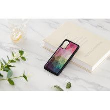 „iKins“ dėklas, skirtas „Samsung Galaxy S20“, vandens gėlės formos, juodos spalvos „iKins“ dėklas, skirtas „Samsung Galaxy S20“, vandens gėlės formos, juodos spalvos