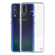Tellur dėklas Basic silikoninis, skirtas Samsung Galaxy A60, skaidrus